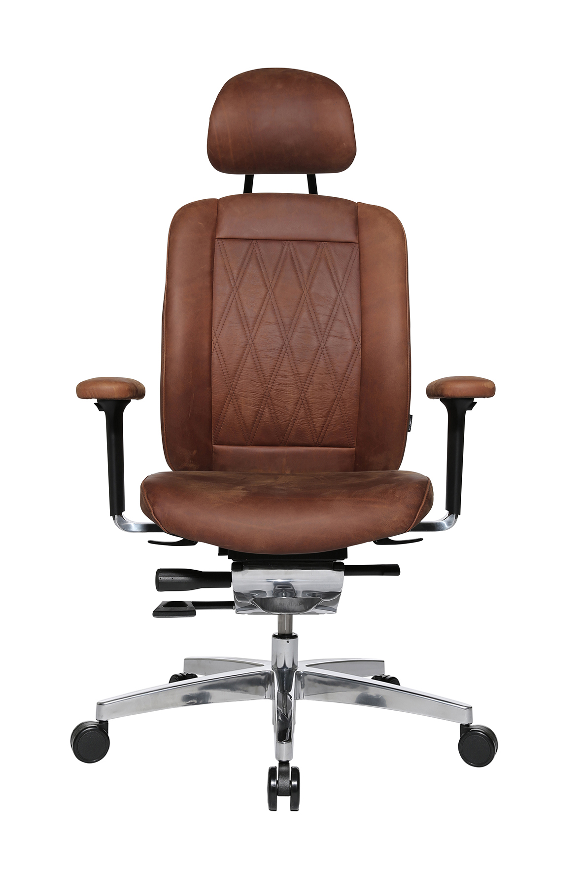 Profi Bürostuhl Wagner AluMedic Ltd. S Cognac Vintage Edition