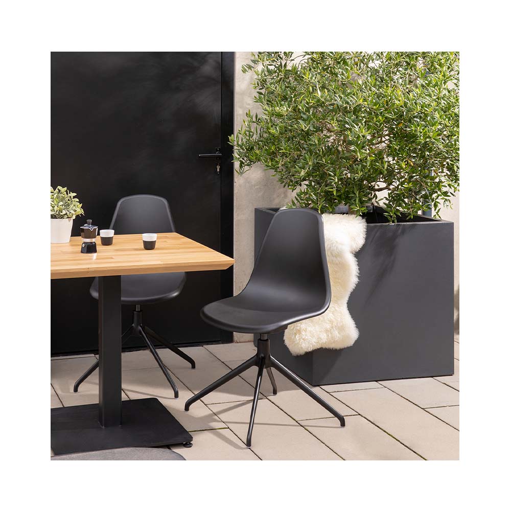 Outdoorstuhl Living Chairs Air 10 schwarz