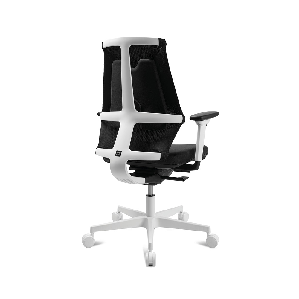 Bürostuhl Topstar Sitness X Back, schwarz-schwarz, Fußkreuz weiß