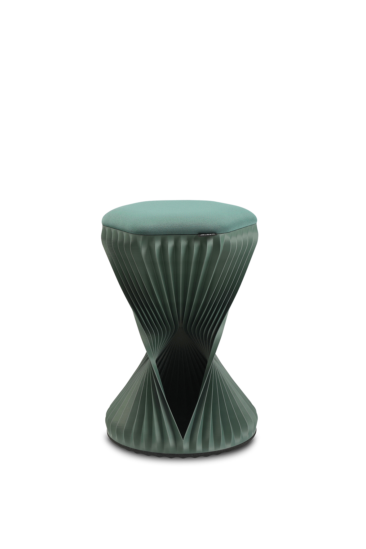 Designhocker W³D #wagnerdesignlab stoff grün 460mm