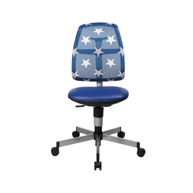 Kinderdrehstuhl Topstar Sitness S'Maxx rosa Wolken/weißer Sitz - Farbe