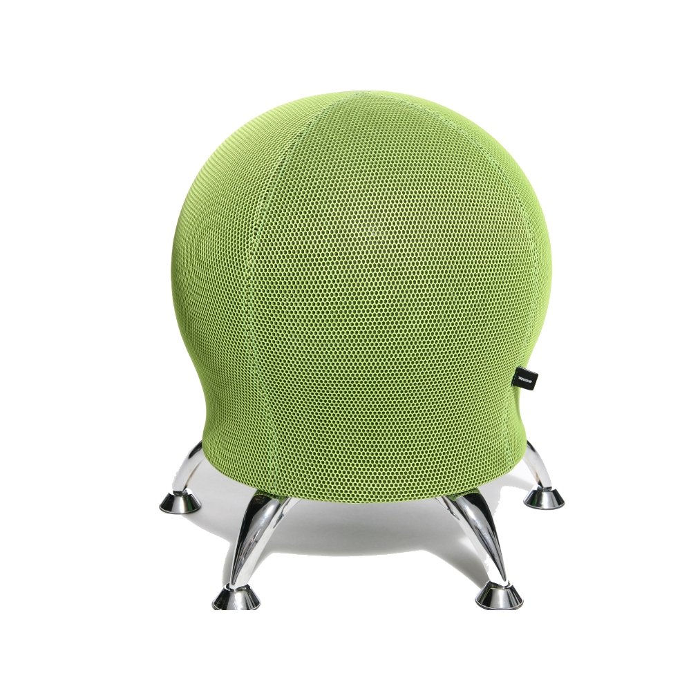 TOPSTAR Wellnessstuhl SITNESS 5 – Sitzball Mit Netzbezug & Verchromten Füßen, Höhenverstellbar, Bis 110 Kg